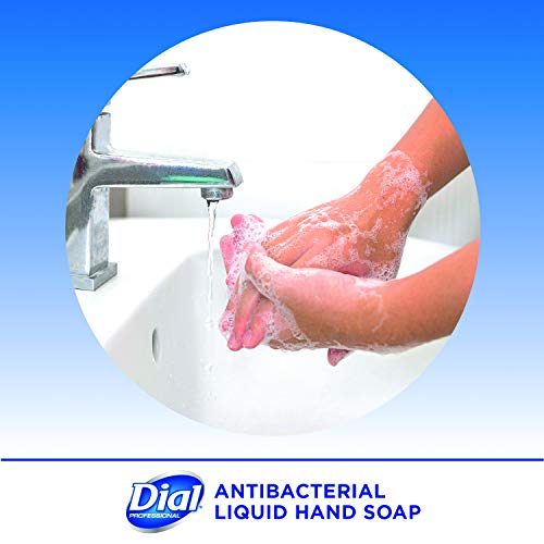 Dial Professional Gold Antibacterial Liquid Hand Soap, 1 Gallon Refill Bottle