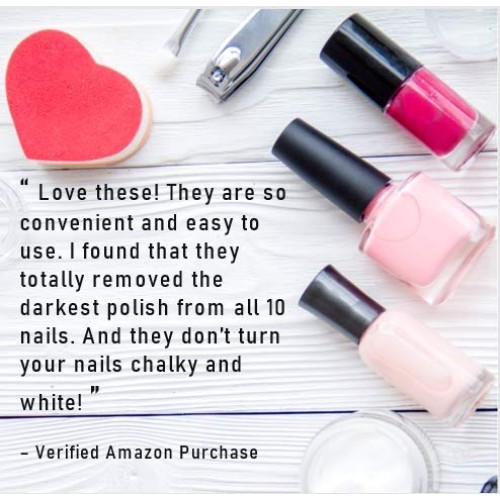 Diamond Wipes Acetone Nail Polish Remover Pads Box of 50ct Individually Wrapp...