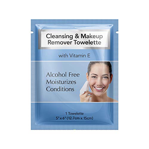 Diamond Wipes Cleansing and Waterproof Makeup Remover Wipes Case of 500ct Alc...