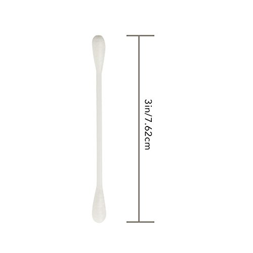 Diane Cotton Swabs - Pack of 375 – 100% Real Cotton Tip Sticks – Soft, Gentle...