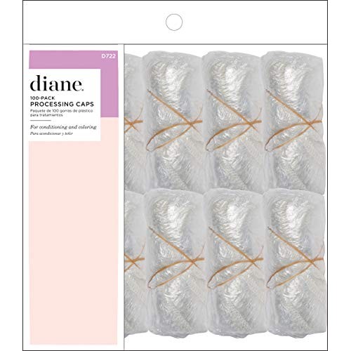 Diane Disposable Clear Processing Hair Caps, For Salons, DIY, Conditioning, D...