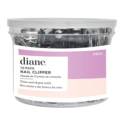 Diane Nail Clippers – Bulk Pack of 72 – For Adults, Kids, Seniors, Men, Women...