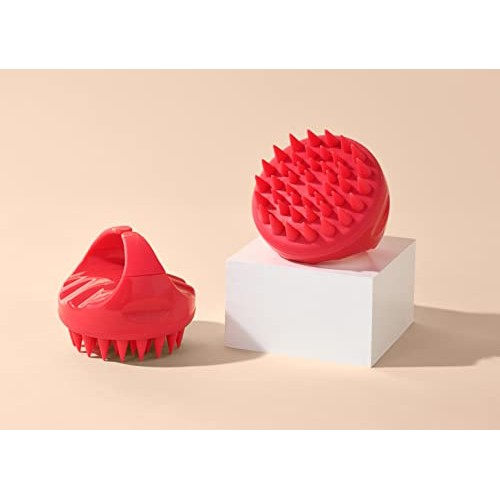 Diane Shampoo Massage Brush, Coral