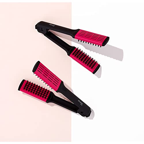 Diane Straightening Brush, Ceramic with Nylon Bristles for Thick Coarse Hair ...