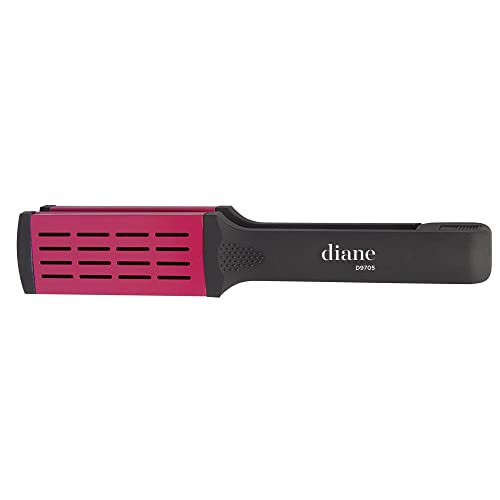 Diane Straightening Brush, Ceramic with Nylon Bristles for Thick Coarse Hair ...