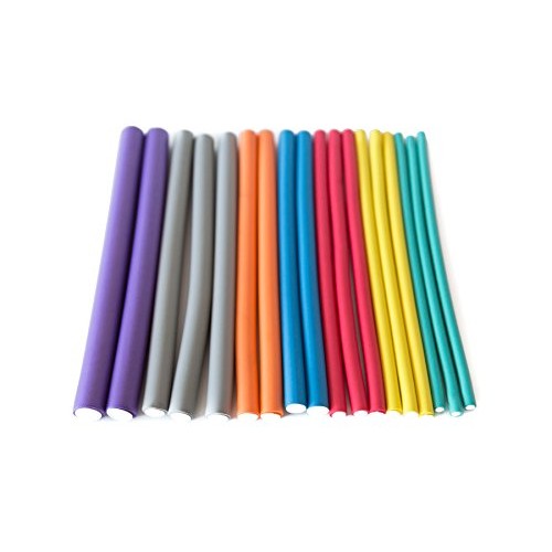 Diane Twist-Flex Rods – Pack of 42 Assorted Hair Rollers for Women and Girls ...