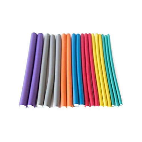 Diane Twist-Flex Rods – Pack of 6 Hair Rollers for Women and Girls  – Large –...