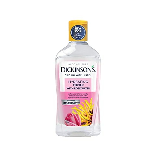 Dickinson's Enhanced Witch Hazel Hydrating Toner with Rosewater, Alcohol Free...