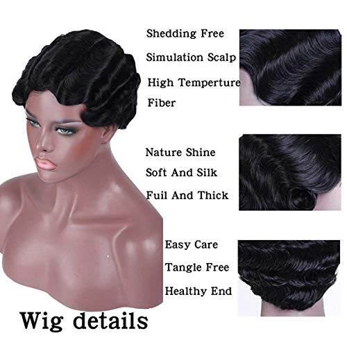 DIFEI 7 Colors Women Black Blonde Golden Brown Pink Blue Wine Red Short Finge...