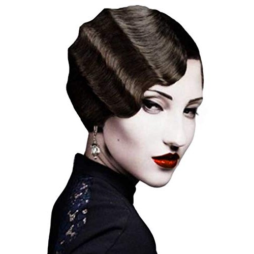 DIFEI 7 Colors Women Black Blonde Golden Brown Pink Blue Wine Red Short Finge...