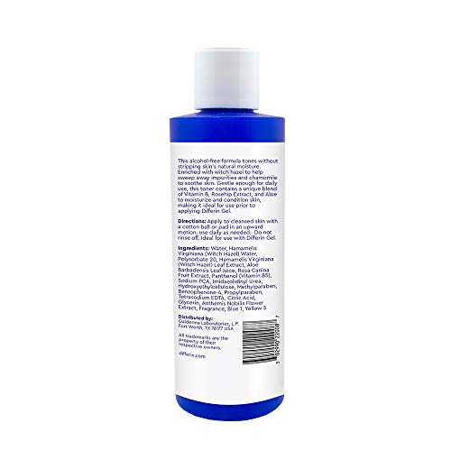 Witch Hazel Toner for Face by the makers of Differin Gel, Pore-Minimizing Ski...