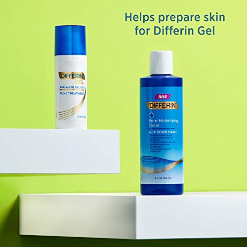 Witch Hazel Toner for Face by the makers of Differin Gel, Pore-Minimizing Ski...