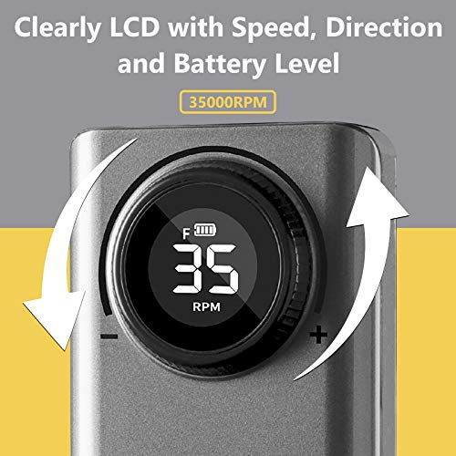 Professional Nail Drill Kit, Portable Electric Nail Drill Machine 35000RPM wi...