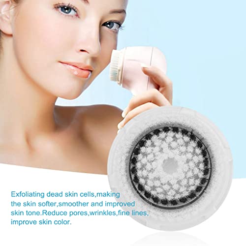 6 Pack Replacement Facial Ultrasonic Cleansing Brush Heads Compatible with De...