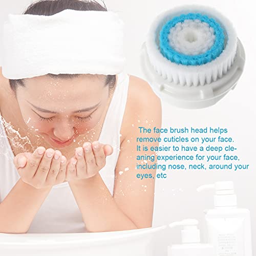 6 Pack Replacement Facial Ultrasonic Cleansing Brush Heads Compatible with De...