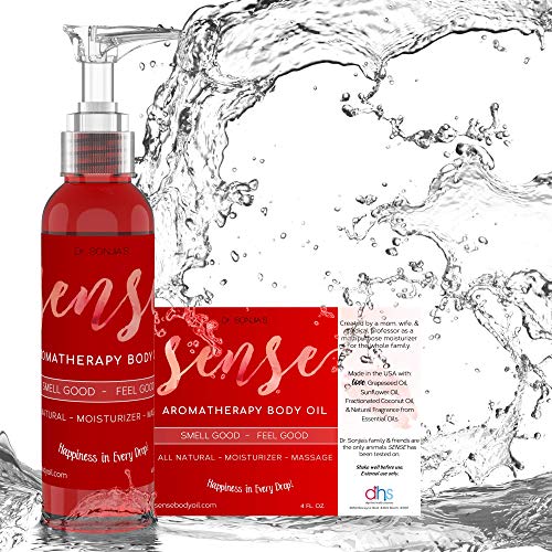 SENSE Relaxing Organic Body Oil | Every Day Use Massage Oil, Aroma Therapy, N...