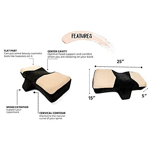 DIGSSA Lash Pillow for Lash Extension - Eyelash Pillow for Beauty Salon Ergon...