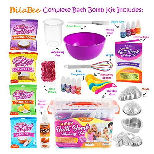 Premium DIY Bath Bomb Making Kit - Super Jumbo Bath Bombs Ingredients and Sup...