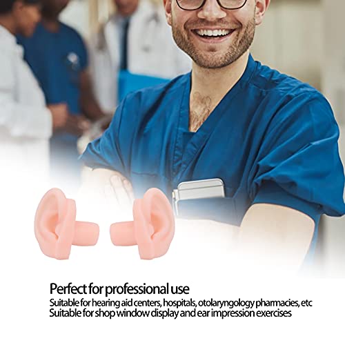 1 Pair Silicone Acupuncture Ear Model, Silicone Simulated Ear Model Flexible ...