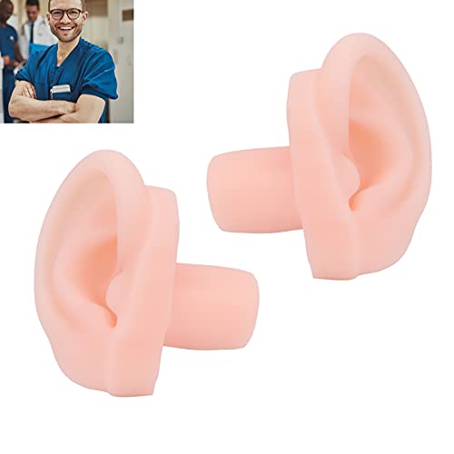 1 Pair Silicone Acupuncture Ear Model, Silicone Simulated Ear Model Flexible ...