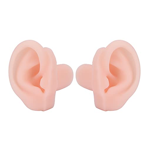 1 Pair Silicone Acupuncture Ear Model, Silicone Simulated Ear Model Flexible ...