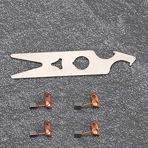2 Pairs Nail Drill Carbon Brush, Nail Drill Machine Wrench, Alloy Durable Nai...