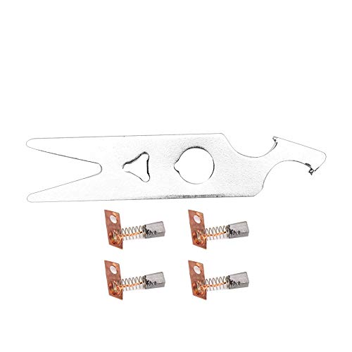2 Pairs Nail Drill Carbon Brush, Nail Drill Machine Wrench, Alloy Durable Nai...