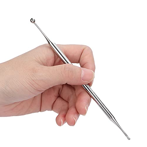 Ear Acupuncture Point Probe Acupressure Ear Massage Pen Stainless Steel Dual ...