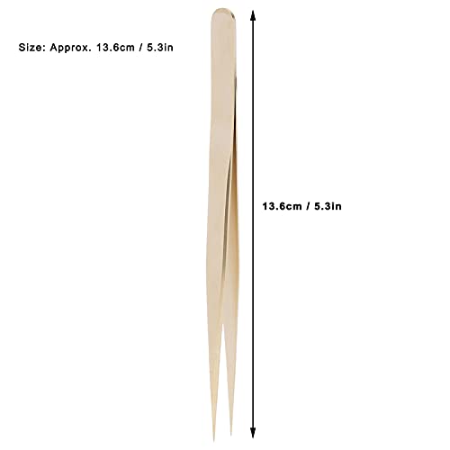 Nail Art Tweezers - Steel Tweezer Eyelash Extension Tweezers Nail Art Tweezer...