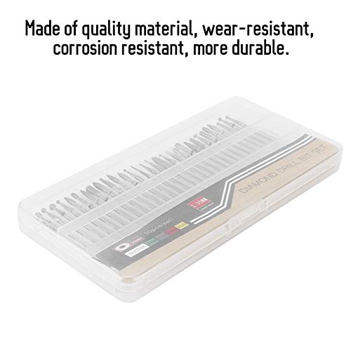 Nail Drill Head,30Pcs / Set Nail Drill Bit Kit Sanding Bit for Nail Tips - Ma...