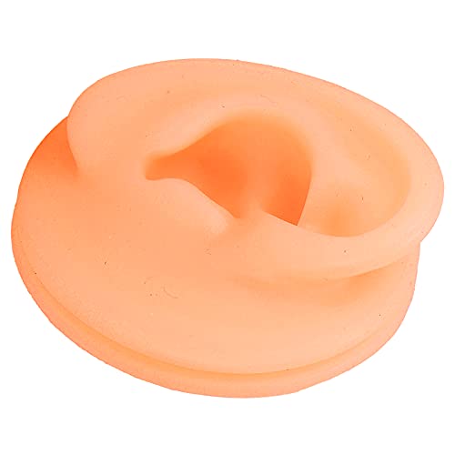 Soft Silicone Ear Model, Silicone Ear Acupuncture Practice Model Reusable Sim...