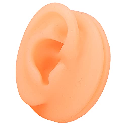 Soft Silicone Ear Model, Silicone Ear Acupuncture Practice Model Reusable Sim...