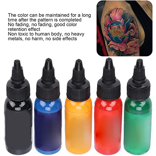 Tattoo Ink Set Body Painting Kit Tattoo Supplies Tool Beauifully Lasting Mult...