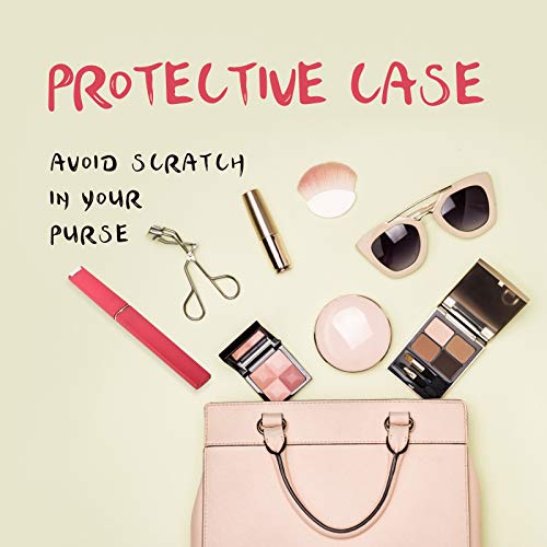 3 Pack Crystal Glass Nail File with Case, Glass Fingernail File for Natural N...