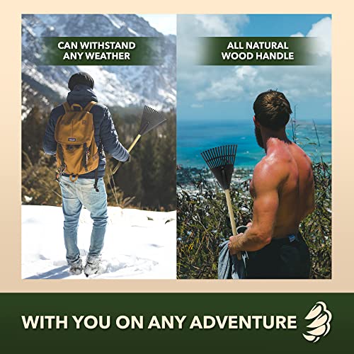 Back Scratcher | Lightweight, Oversized Rake Back Scratcher | 15 Prongs, Wide...