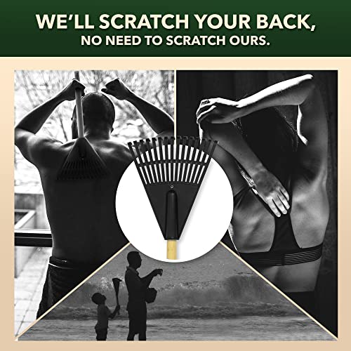 Back Scratcher | Lightweight, Oversized Rake Back Scratcher | 15 Prongs, Wide...