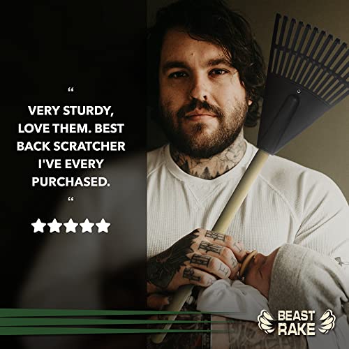 Back Scratcher | Lightweight, Oversized Rake Back Scratcher | 15 Prongs, Wide...