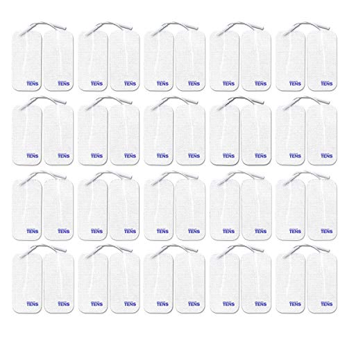 TENS Electrodes, Value Wired Replacement Pads for TENS Units, 40 TENS Unit El...