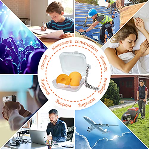 84pairs Foam Ear Plugs, 38dB Soft Sleep Earplugs, Noise Cancelling, Sound Blo...