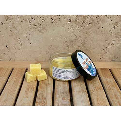 New! Sugar Derm Facial Firm,All Natural Face Scrub & Cleanser, 4 oz, Diva Stuff