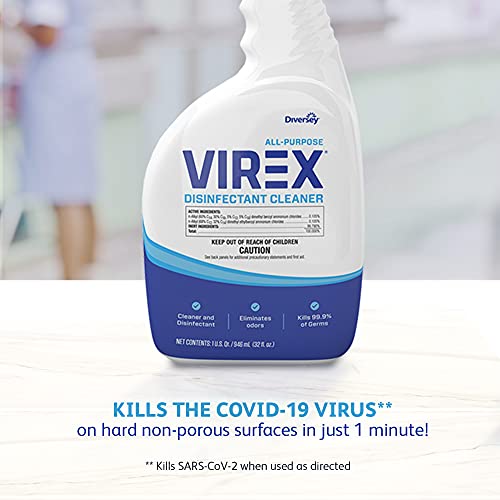 Diversey-CBD540557 Virex All Purpose Disinfectant Cleaner - Kills 99.9% of Ge...