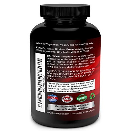 Divine Bounty Super B Complex Vitamins - All B Vitamins Including B12, B1, B2...