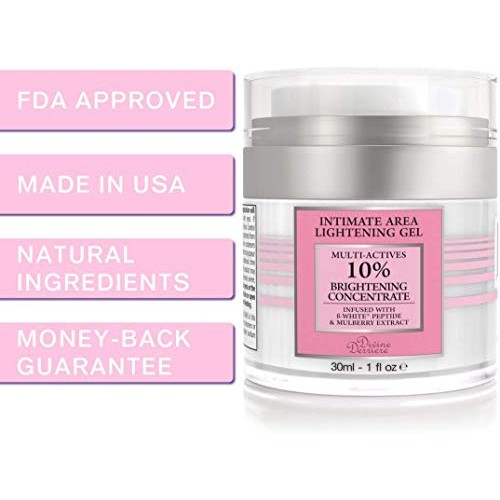 Divine Derriere Intimate Skin Lightening Gel for Body, Face, Bikini and Sensi...