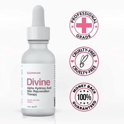 Glycolic Acid 40% (Professional Chemical Peel) Pro Strength Alpha Hydroxy Aci...