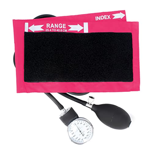 Dixie EMS Aneroid Sphygmomanometer and Dual Head Stethoscope Set with Adult S...