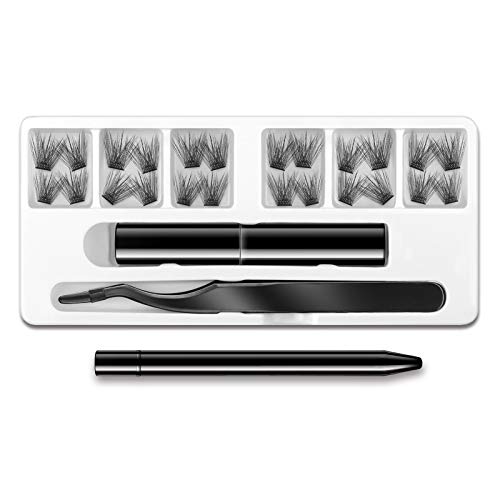 EYELASHEVOLUTION DIY Eyelash Extension, 3D Effect Glue Bonded Band Individual...