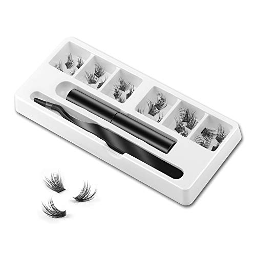 EYELASHEVOLUTION DIY Eyelash Extension, 3D Effect Glue Bonded Band Individual...