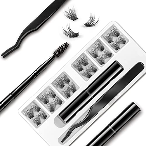 EYELASHEVOLUTION DIY Eyelash Extension, 3D Effect Glue Bonded Band Individual...