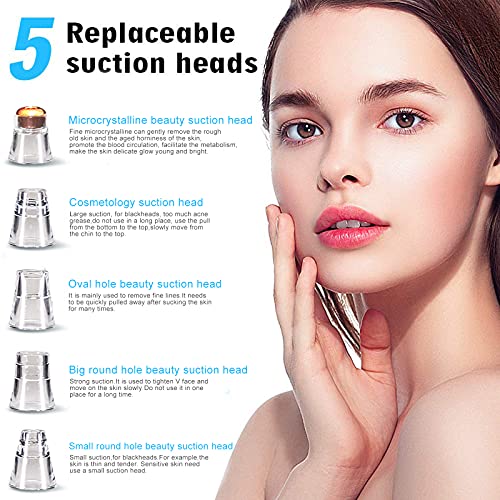 Blackhead Remover Pore Vacuum Cleaner - Upgraded Facial Pore Cleaner - Electr...