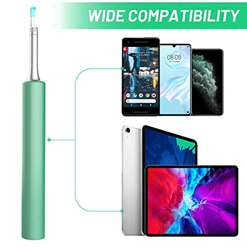 DJROLL Ear Wax Removal, Earwax Remover Tool, Ear Camera, Ear Scope with Ear W...